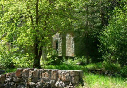 Late Spring at power plant ruins in Little Cottonwood Canyon May 28, 2012