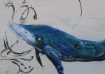 Second whale in Find Your Direction mural